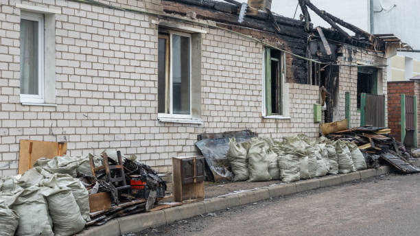 Professional Soot Cleanup technician working in Prosper, TX